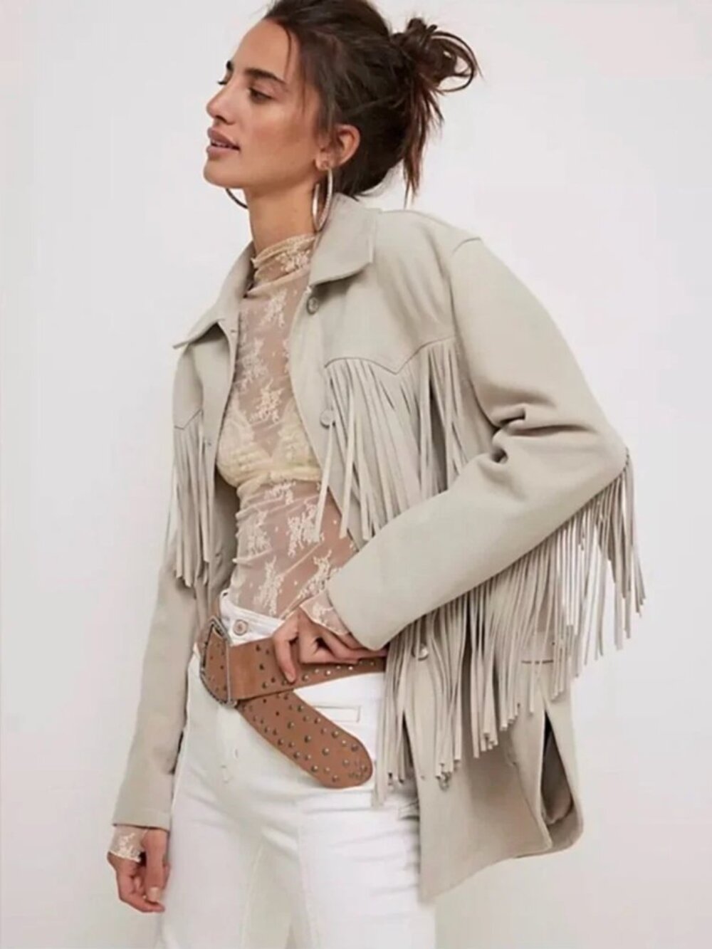 We The Free Fringe Out suede jacket - Picture 2 of 8